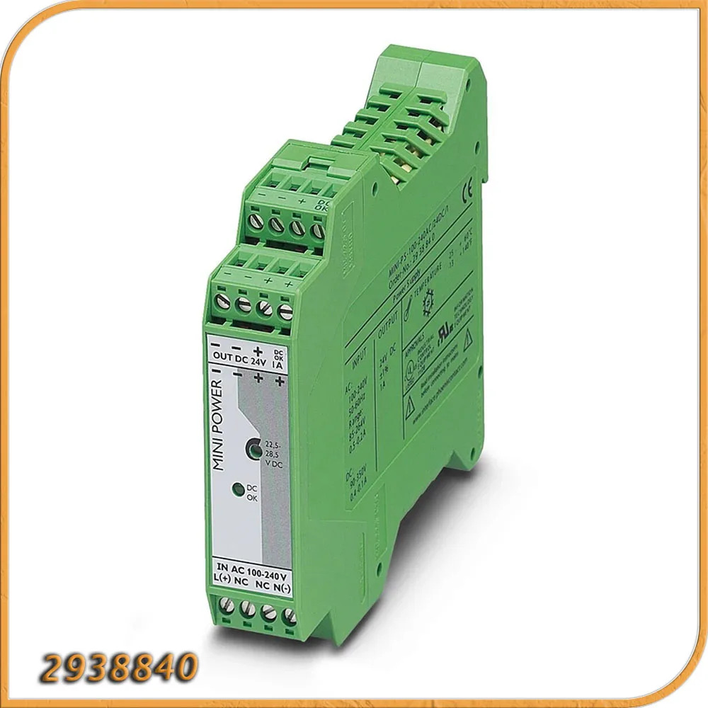 피닉스를 위해 2938840  전원공급장치 MINI-PS-100-240AC/24DC/1