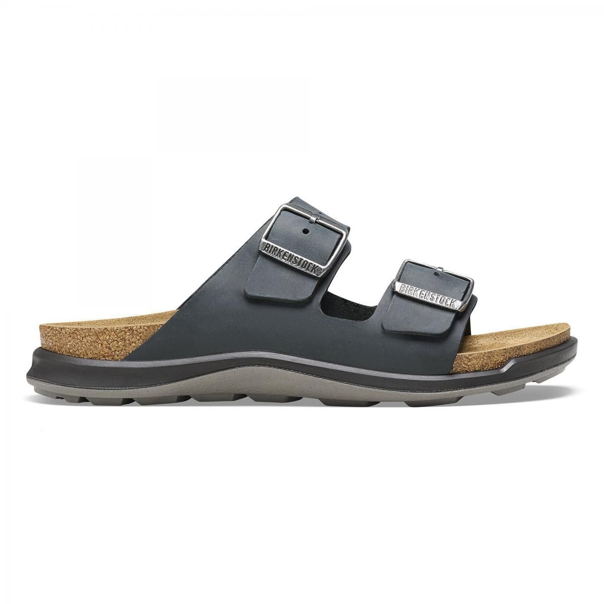 버켄스탁 테크니컬 스트랩 샌들 Arizona Crosstown Waxy Leather 1025741/1025750 SCHWARZ - 상품 이미지