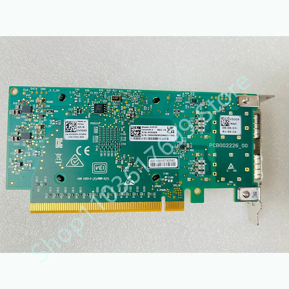 DELL듀얼 포트 네트워크 카드 10G 25G 0V5DG9 MCX4121A MCX512F-ACAT