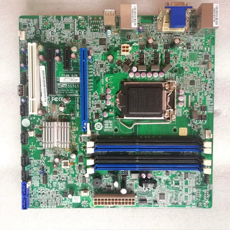 TYAN S5515G2NR-EFI S5515 1155 XEROX EX 80 EX2100 C60/C70 EXJ75 EXC75 EX570 서버 마더보드S5515G2NR