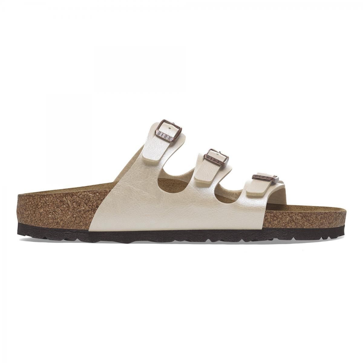 버켄스탁 컴포트 스트랩 샌들 BirkoFlor 플로리다 1029777/1029818 GRACEFUL PEARL WHITE - 상품 이미지