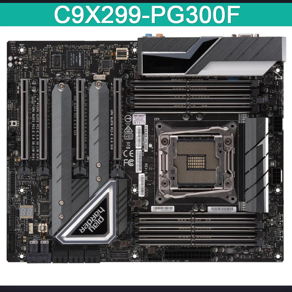 Supermicro 서버 워크스테이션 마더보드 i7 i9 X 시리즈 프로세서 LGA-2066 DDR4-293Hz PCI-E3.0 M.2 U.2C9X299-PG300F