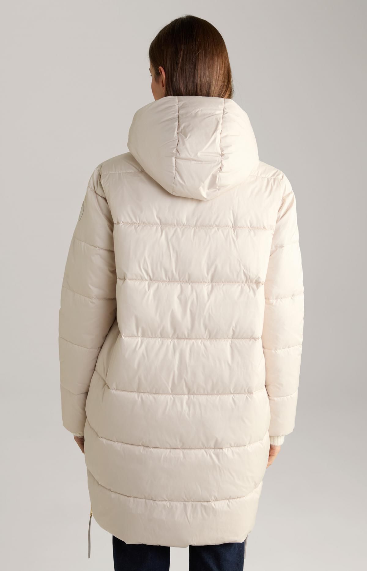 윱 오프화이트 후드 롱 패딩 코트 하이넥 30045383-10012095-135 ONE COLOR - 상세 이미지 4