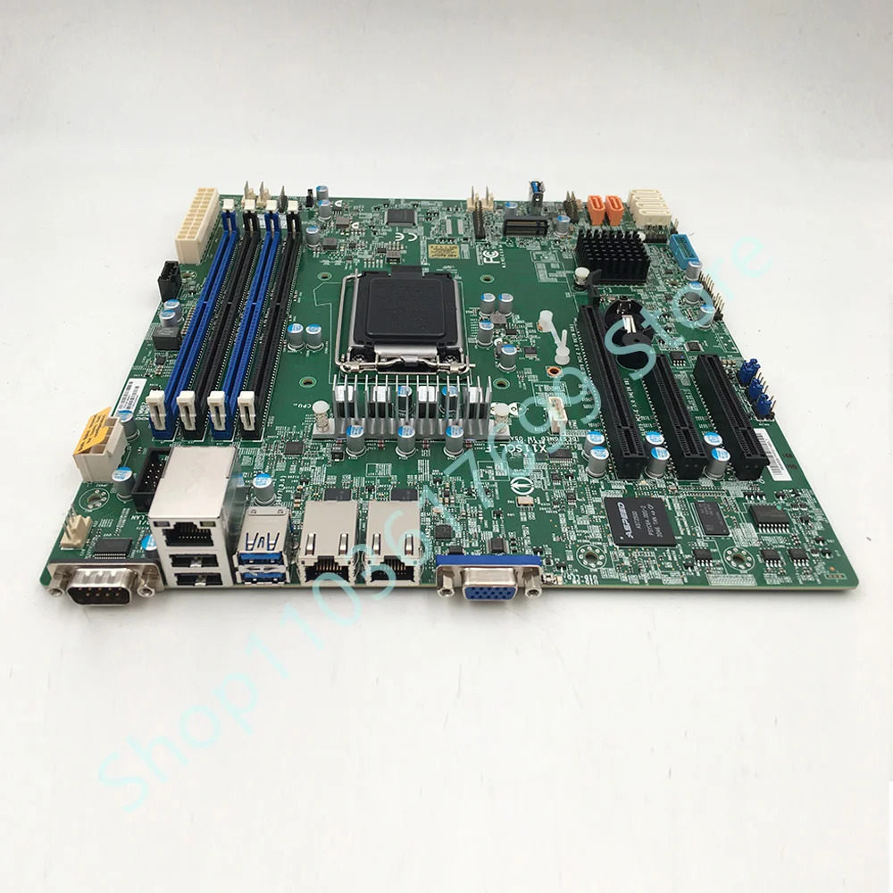Supermicro 단일 채널 C242 칩 LGA 1151 X11SCL-F서버 마더보드