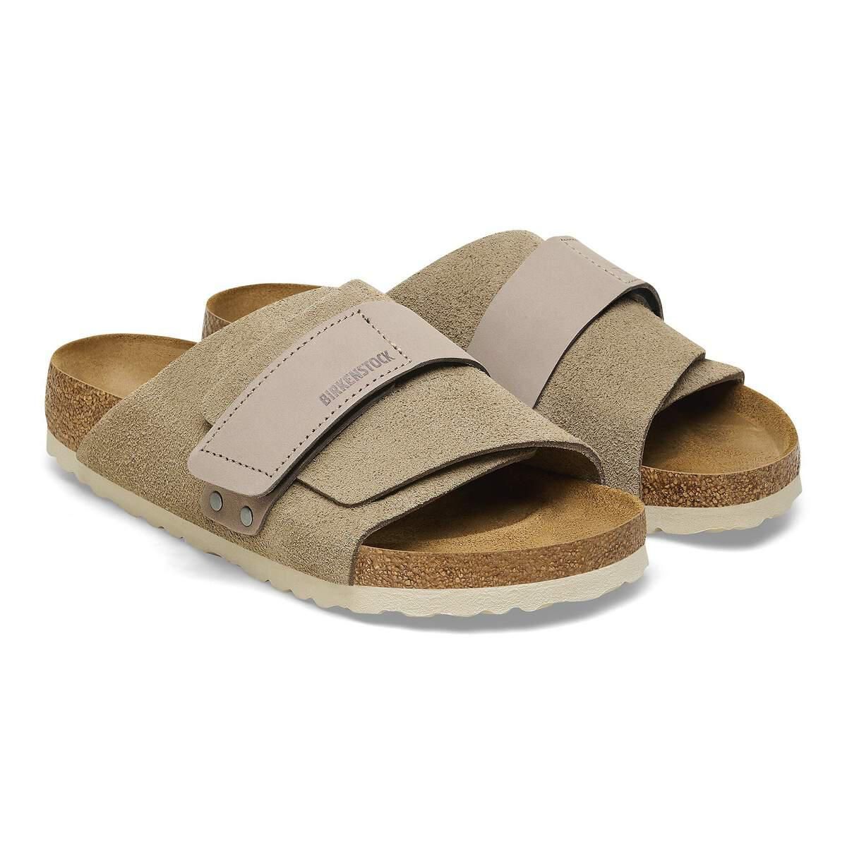 버켄스탁 컴포트 누벅 스웨이드 스트랩 샌들 교토 1015572/1015573 TAUPE - 상세 이미지 5