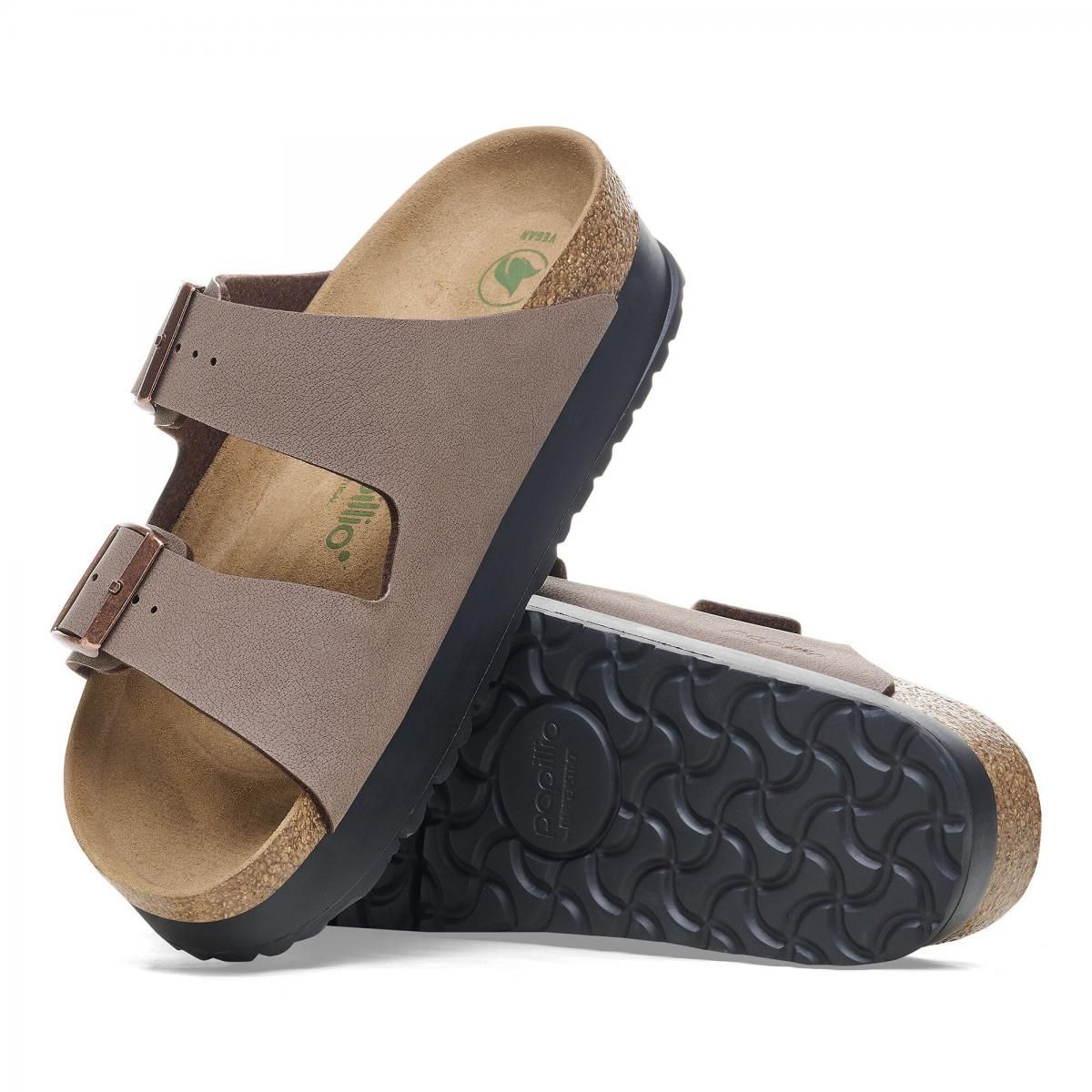 파필리오 플랫폼 비건 스트랩 샌들 Arizona PAP Flex BirkoFlor 1027417 MOCCA - 상세 이미지 5
