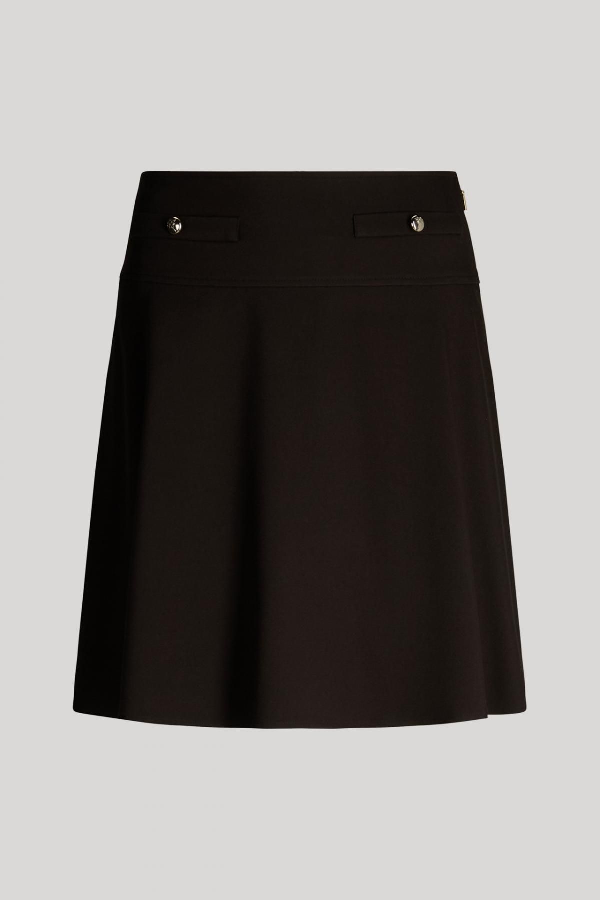윱 A라인 미니 스커트 버튼 장식 30048834-10020201-001 ONE COLOR - 상품 이미지