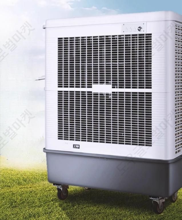 25kg 산업용 냉풍기 160L 700W 2구 대용량 냉방기 공장 이동식 업소용 이미지 6