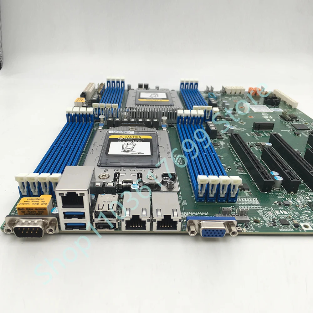 Supermicro 서버 마더보드H12DSi-N6 듀얼 EPYC 7003/7002 시리즈 프로세서 기가비트 LAN 포트 전IPMI
