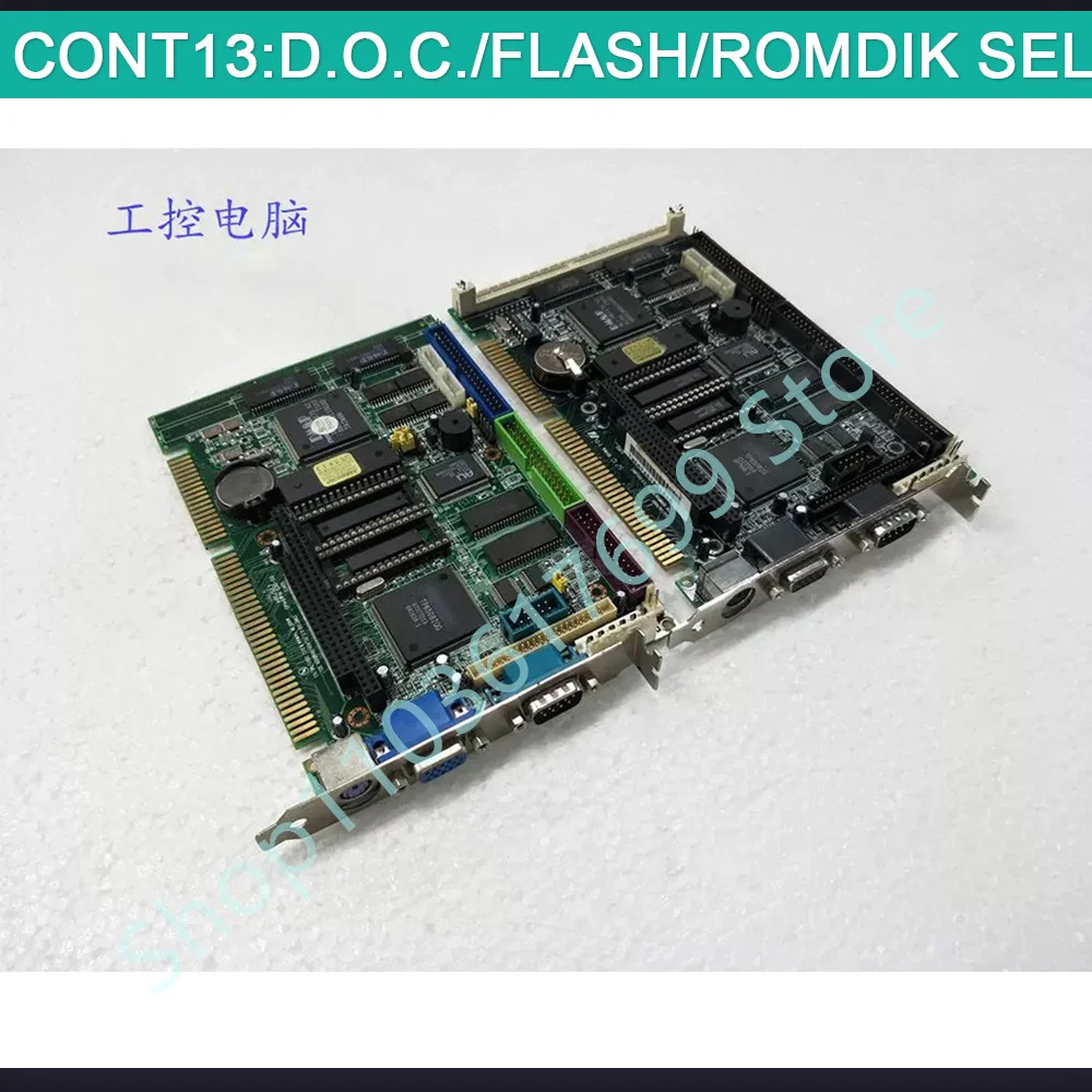 386 산업제어 보드386 절반 길이 Cpu 카드 CONT13D.O.C./FLASH/ROMDIK SEL
