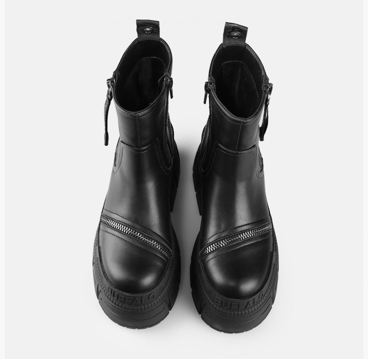 버팔로 청키솔 플랫폼 지퍼 부츠 Gospher BS 02475113 SCHWARZ - 상세 이미지 2