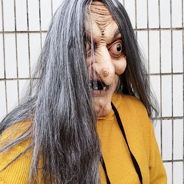 마녀 라텍스 가면 - 상품 이미지