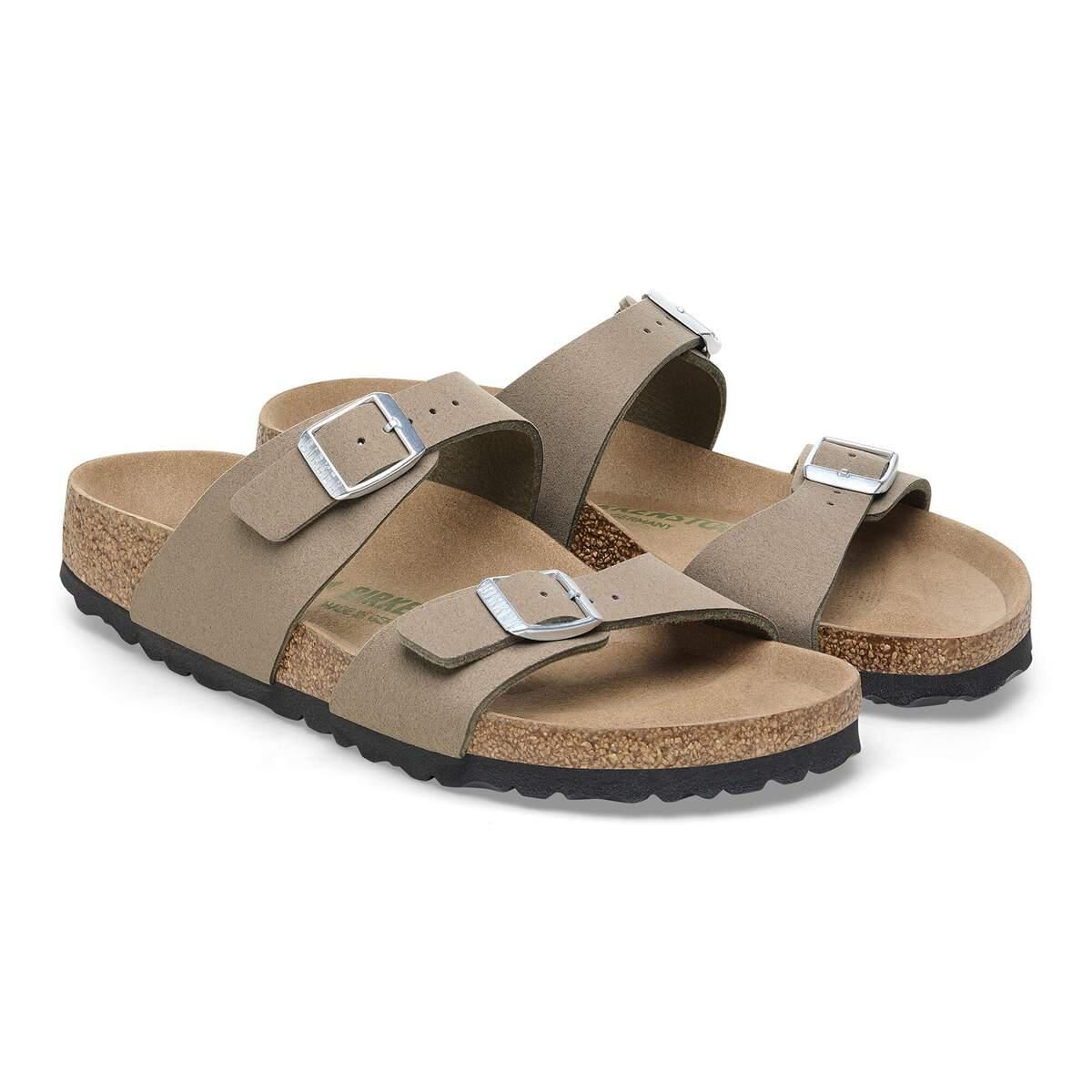 버켄스탁 비건 스트랩 샌들 Sydney BS Synthetik 1026664/1026700 SOFT BIRKI VEGAN GRAY TAUPE - 상세 이미지 4