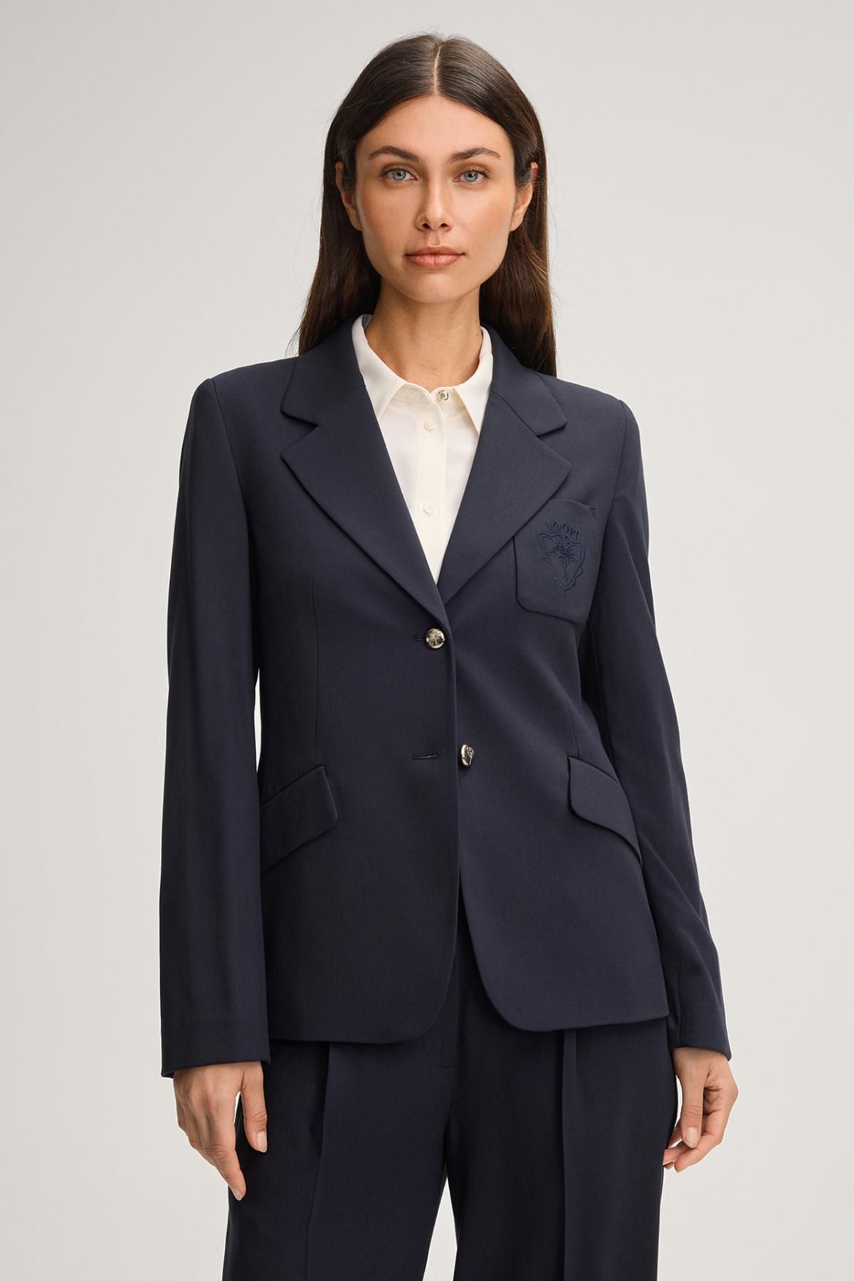 윱 테일러드 네이비 레귤러핏 블레이저 30048838-10020201-405 ONE COLOR - 상세 이미지 2