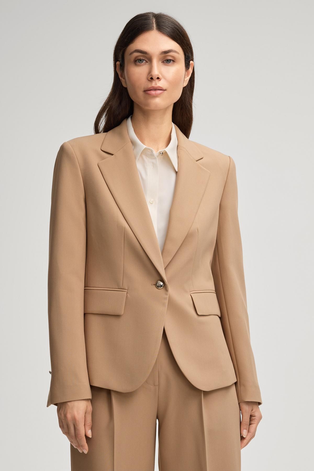 윱 베이지 테일러드 싱글버튼 자켓 30048582-10017927-268 ONE COLOR - 상세 이미지 2