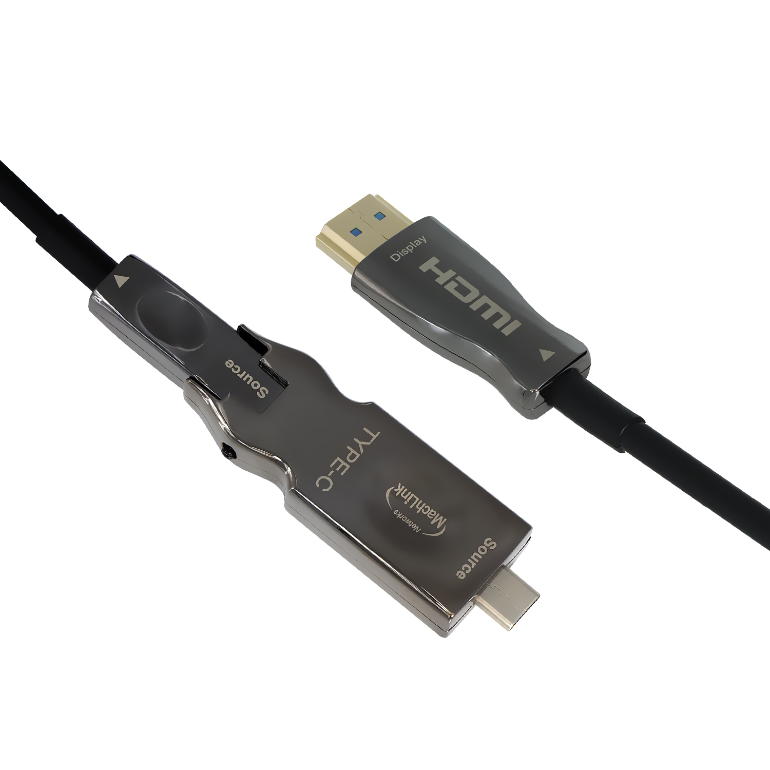 마하링크 AOC 분리형 C타입 TO HDMI 2.1 8K 광케이블 5m, 1개 - 상세 이미지 4