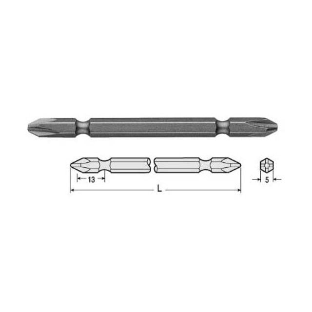 베셀 5mm 드라이버비트/B36/1x70mm(10개입) - 메인 이미지