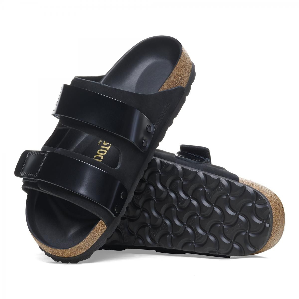 버켄스탁 스포티브 누벅레더 스트랩 샌들 Uji 1026522/1026570 SCHWARZ - 상세 이미지 5