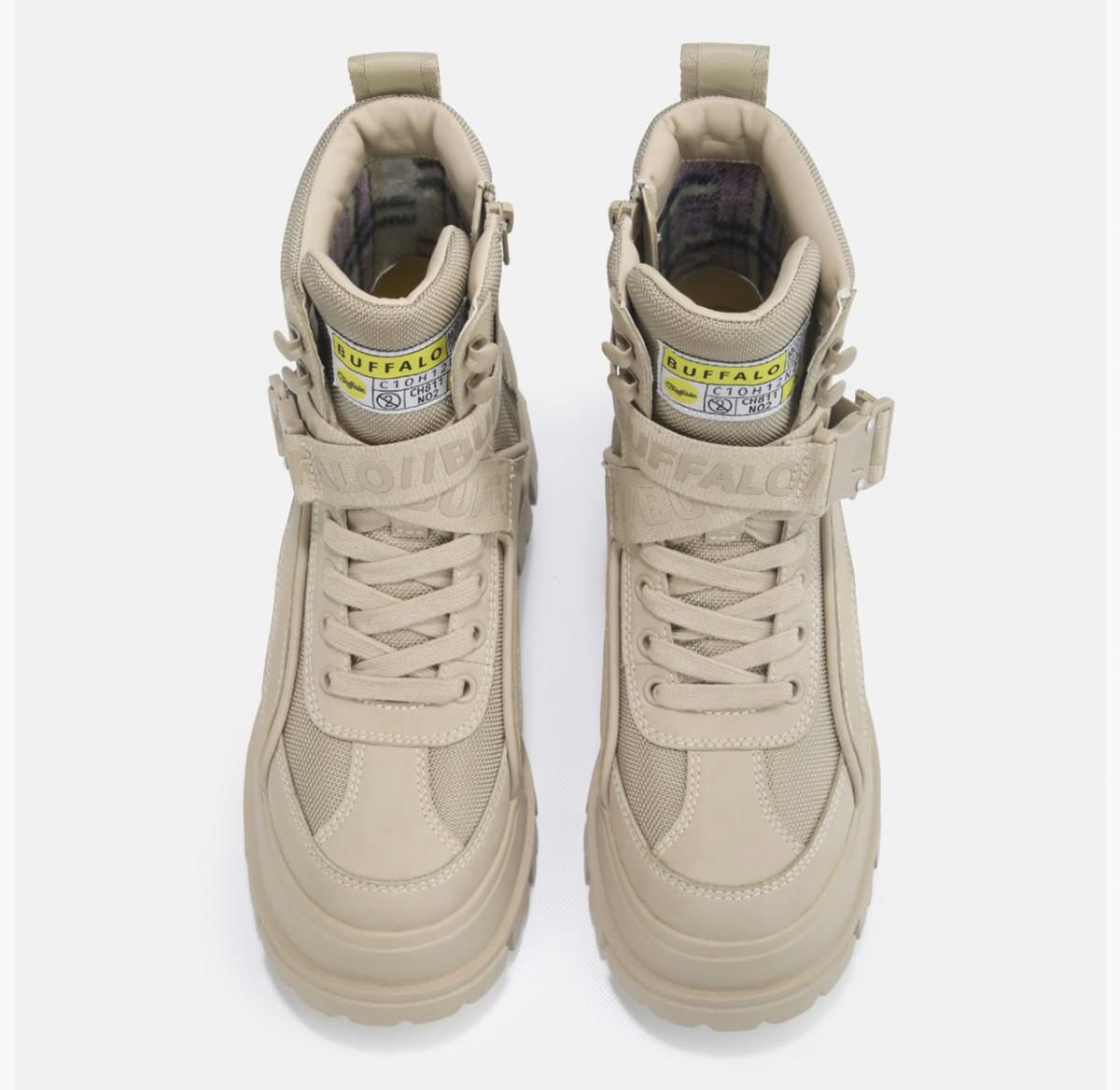 버팔로 레이스업 미들 부츠 Aspha COM 1 01944180 BEIGE - 상세 이미지 3