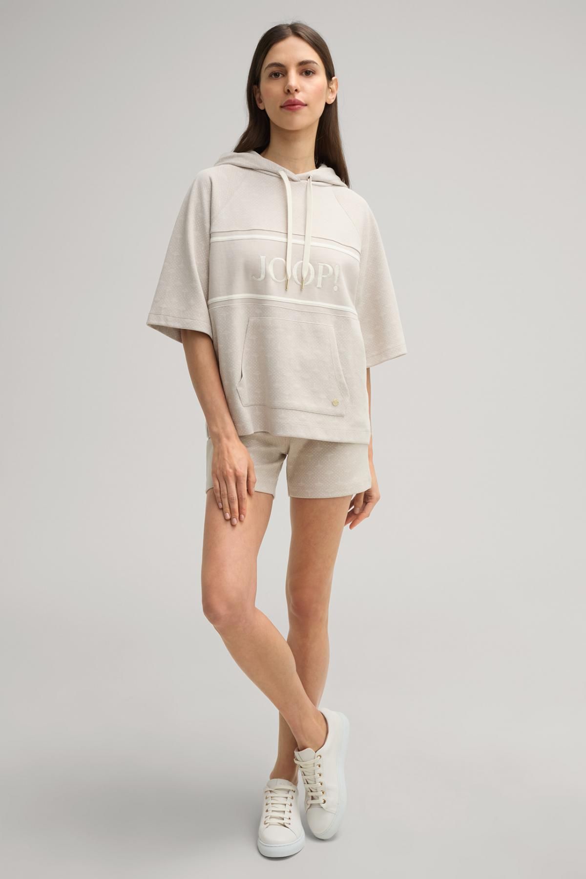 윱 테크니컬 쇼트슬리브 후드티셔츠 베이지에크루 30046217-10019326-299 BEIGE/ECRU - 상세 이미지 3