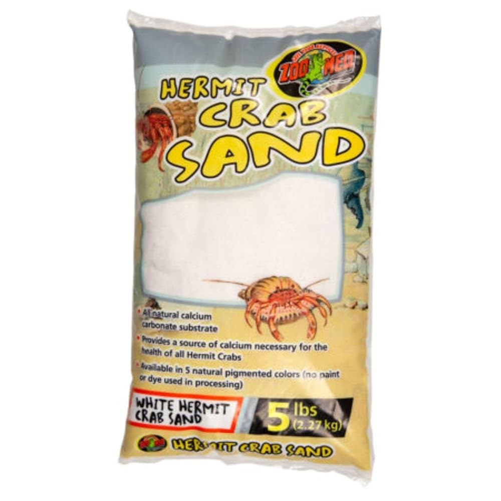 Zoo Med 화이트 소라게 모래 (2개 2.3kg(5파운드) 팩 품목) 2개 - 상세 이미지 2