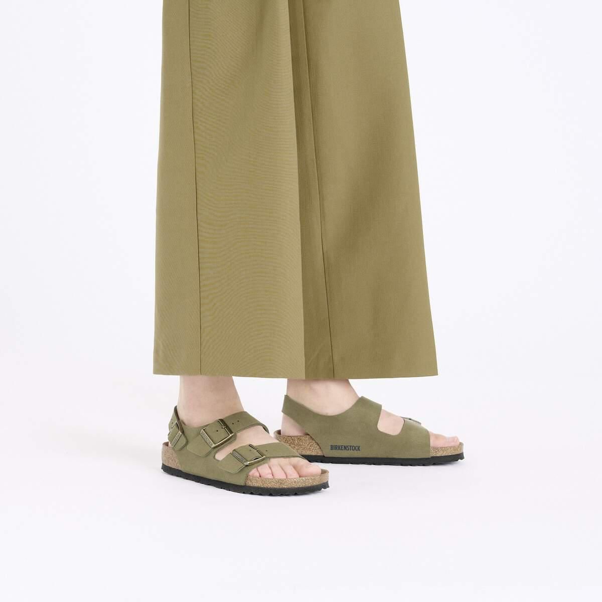 버켄스탁 밀라노 BS 비건 스트랩 샌들 1028645/1028695 PINE GREEN - 상세 이미지 4