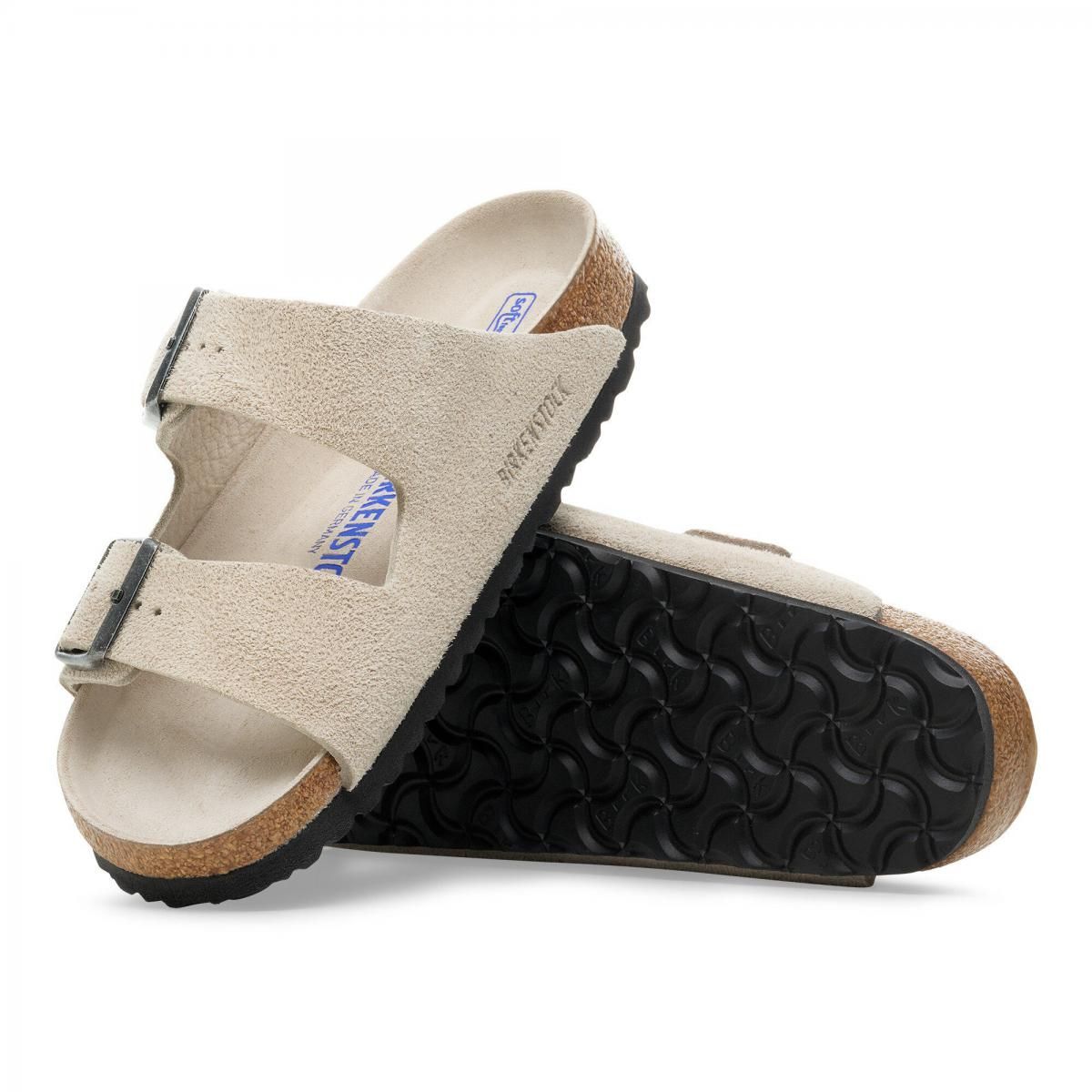 버켄스탁 컴포트 소프트풋베드 벨크로 스트랩 샌들 스웨이드 1030847/1030850 OYSTER TONAL - 상세 이미지 3
