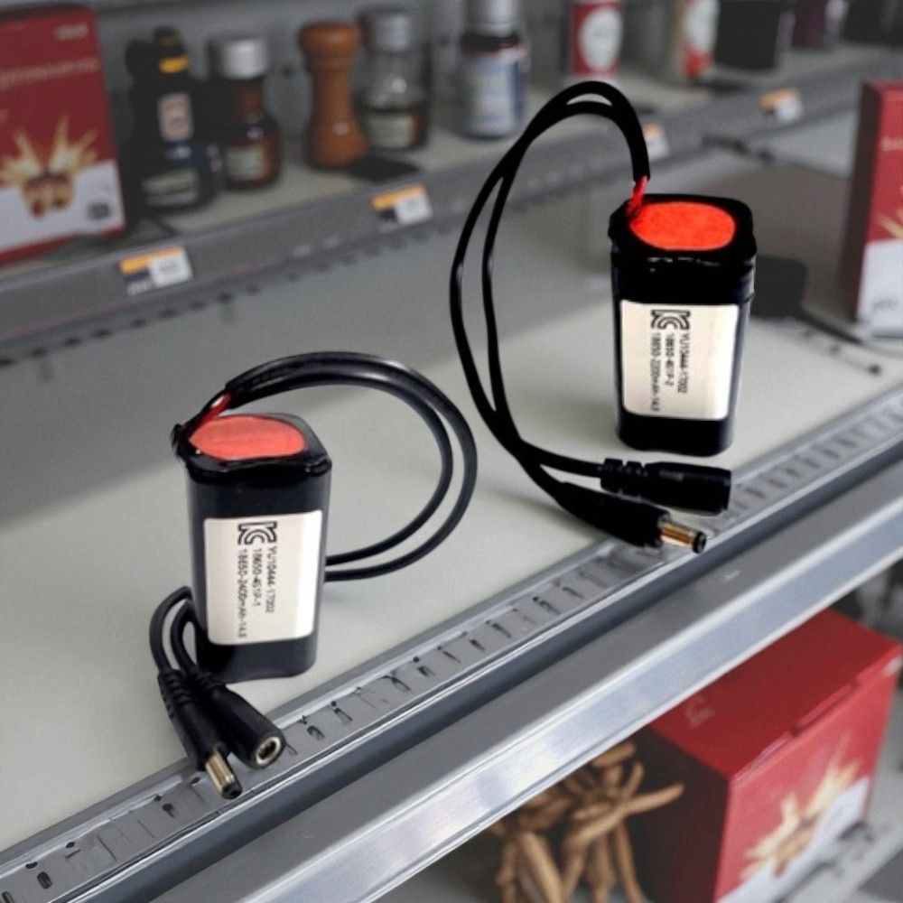 DC잭 18650 배터리팩 14.8V 보호회로 충전지 - 상품 이미지