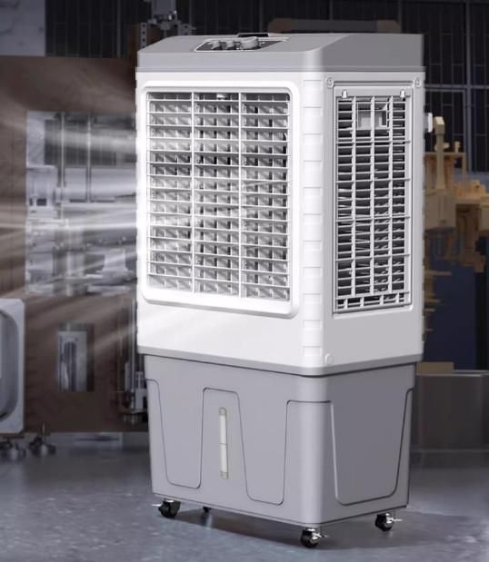 25kg 산업용 냉풍기 대용량 2구 이동식 냉방기 - 상품 이미지
