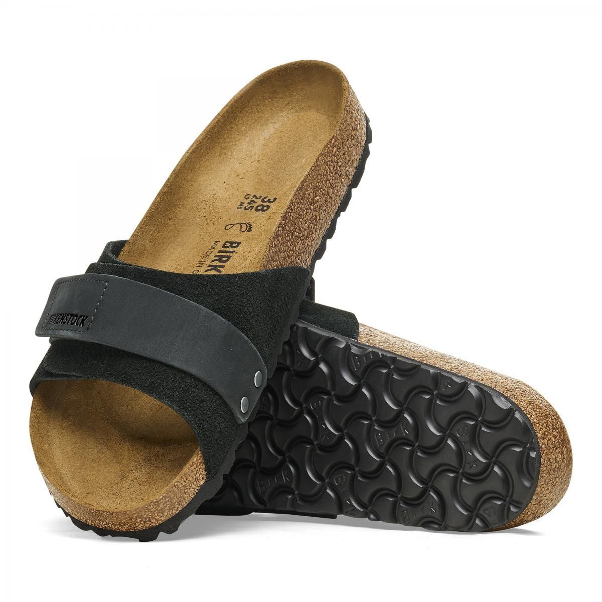 버켄스탁 프리미엄 스웨이드 레더 스트랩 샌들 Oita 1024179/1024200 SCHWARZ - 상세 이미지 5