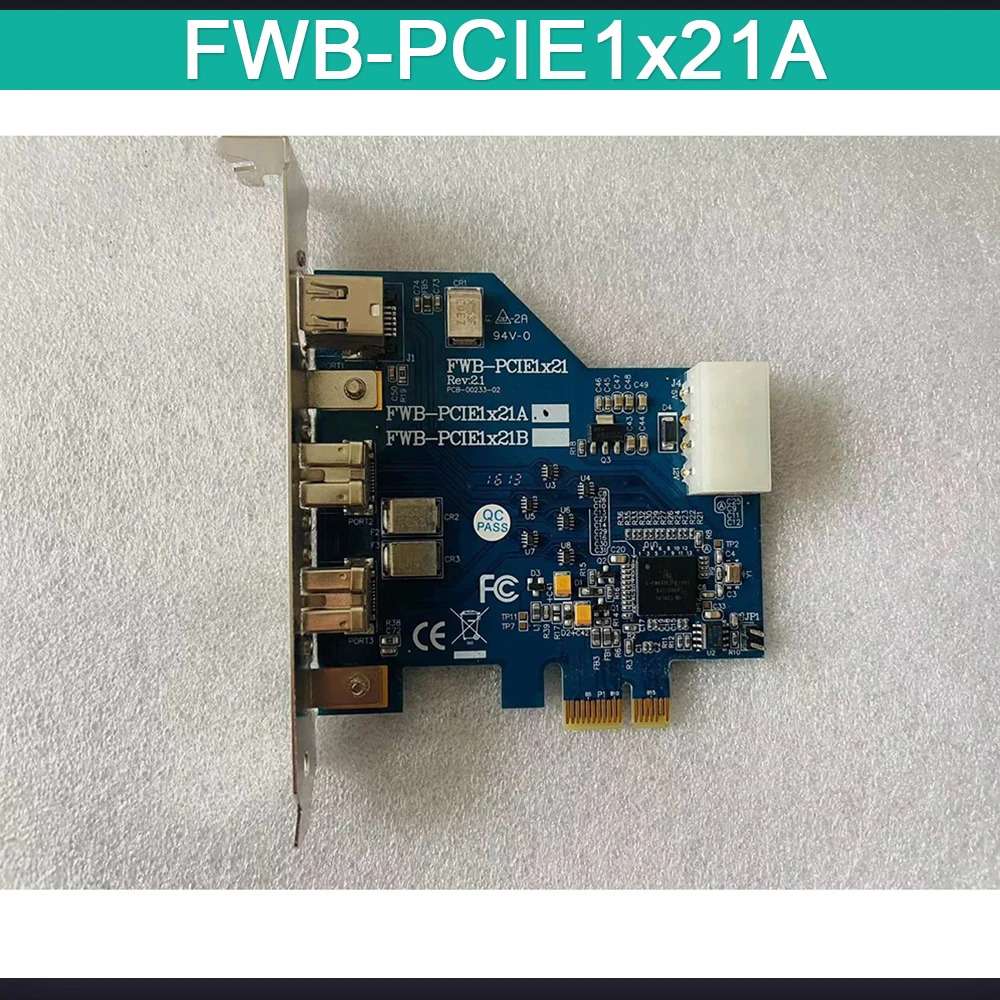 IOI 산업1394B 인수 카드 FWB-PCIE1x21A용