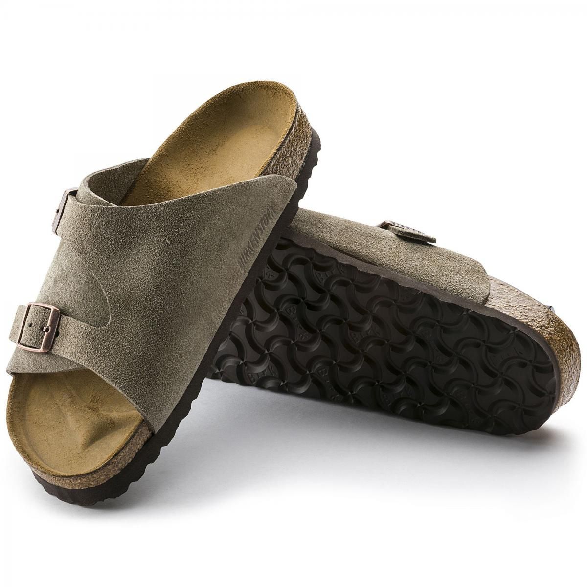버켄스탁 프리미엄 스웨이드 스트랩 샌들 Zrich Suede Leather 0050461/0050463 TAUPE - 상세 이미지 5
