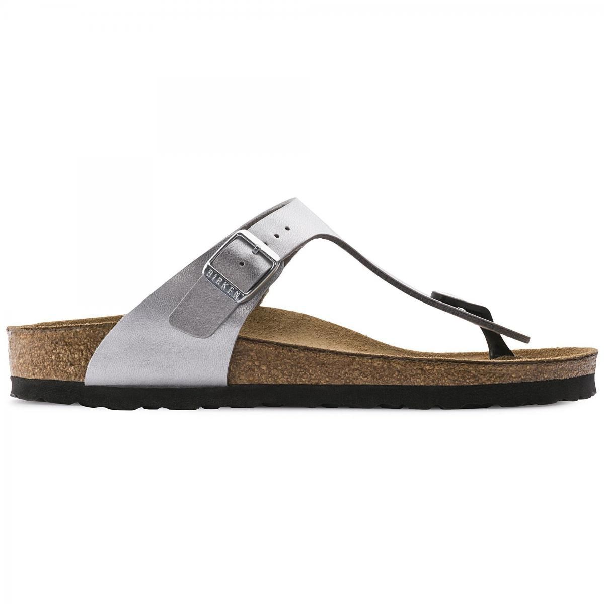 버켄스탁 메탈릭 스트랩 샌들 Gizeh BirkoFlor 0043851/0043853 SILBER - 상품 이미지