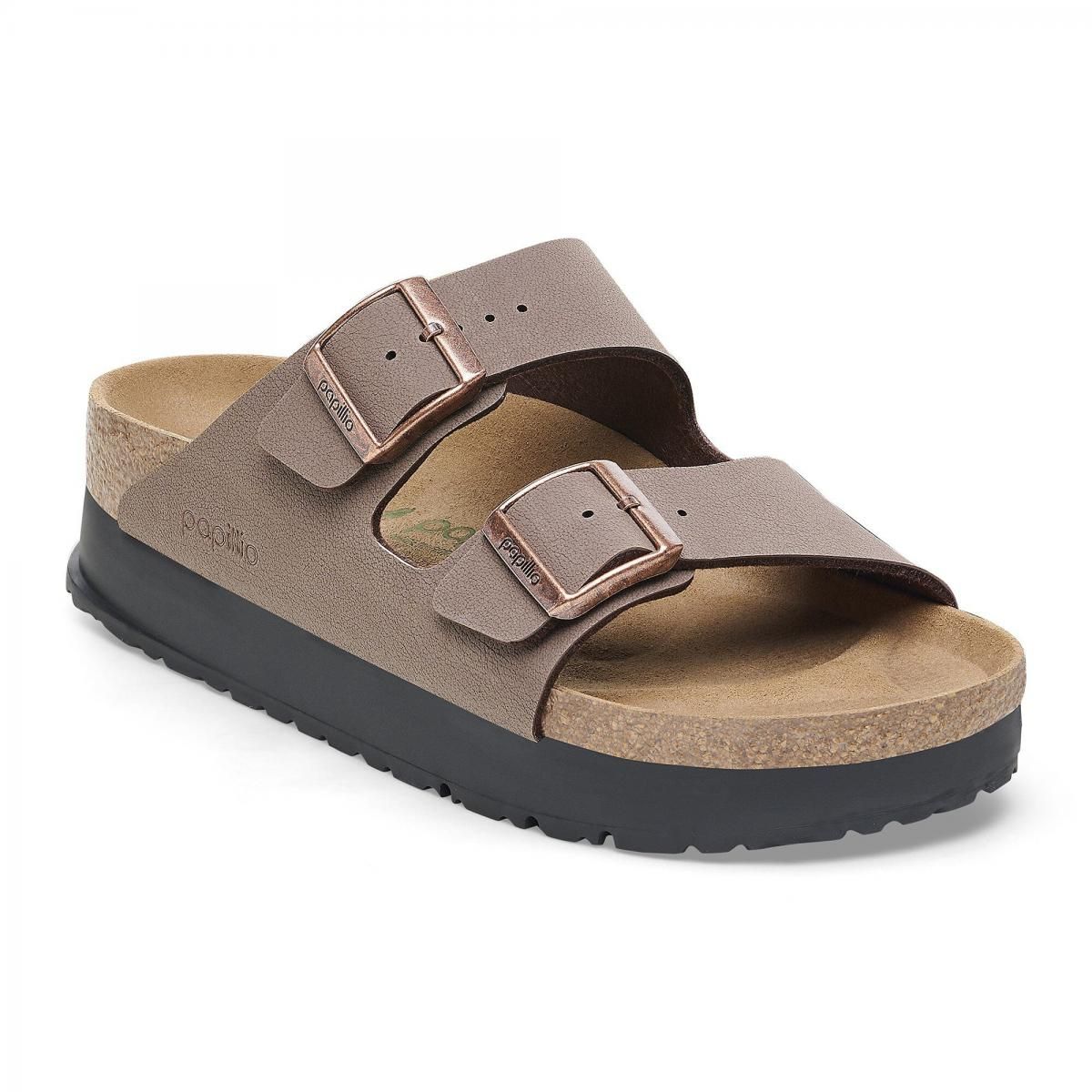 파필리오 플랫폼 비건 스트랩 샌들 Arizona PAP Flex BirkoFlor 1027417 MOCCA - 상세 이미지 2