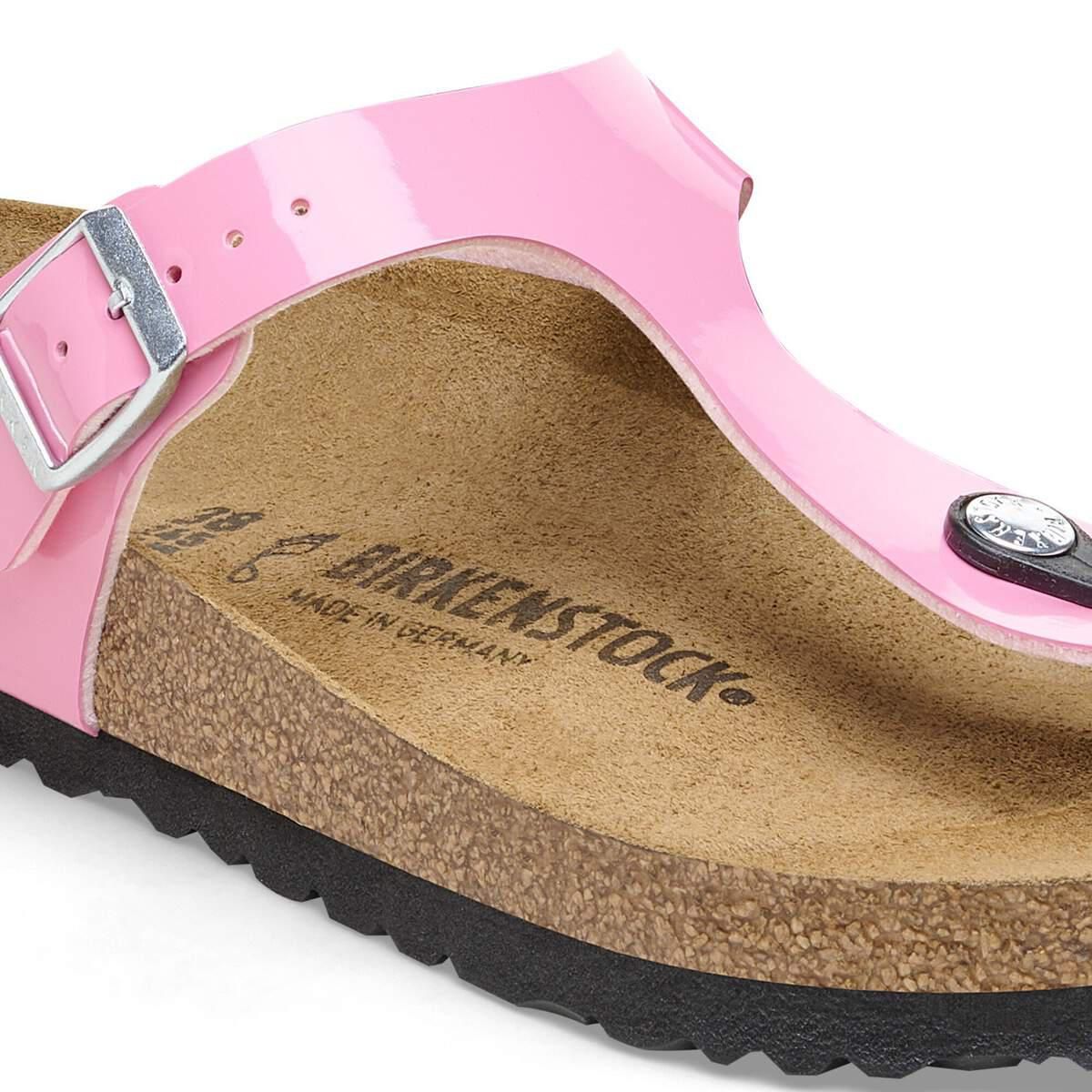 버켄스탁 지제 버코 플로 페이턴트 캔디 핑크 블랙 1026937 PATENT CANDY PINK/BLACK - 상세 이미지 5