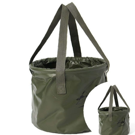 멀티 접이식 캠핑 바구니 10L 카키 캠핑바스켓