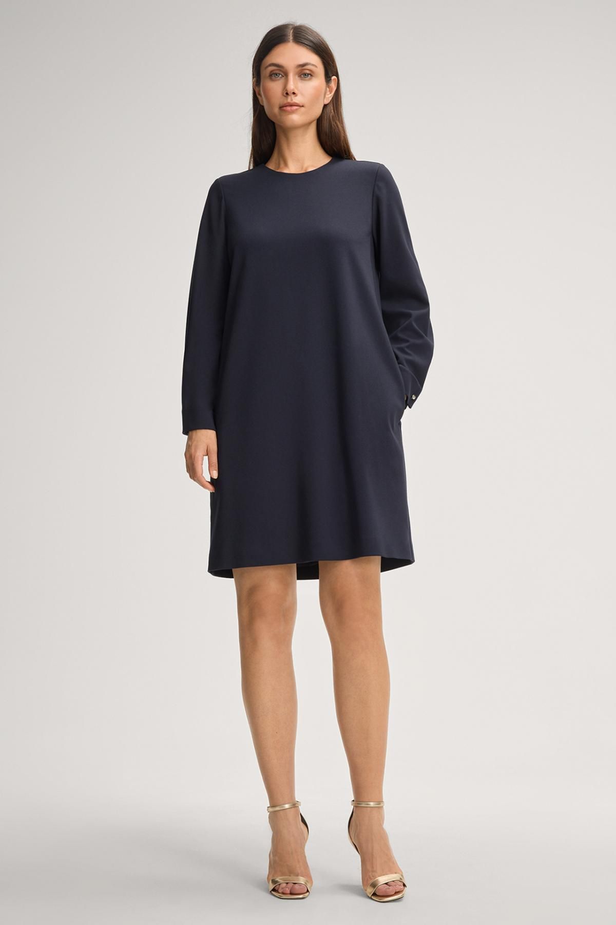 윱 클래식 네이비 A라인 미니 원피스 30048836-10020201-405 ONE COLOR - 상세 이미지 3