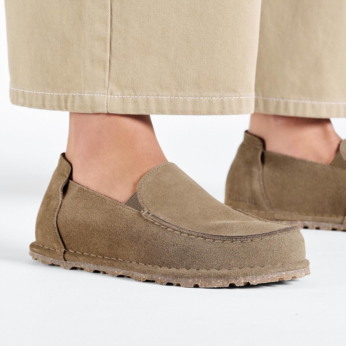 버켄스탁 컴포트 스웨이드 베이직 로퍼 Utti 1027494/1027517 GRAY TAUPE - 상세 이미지 4