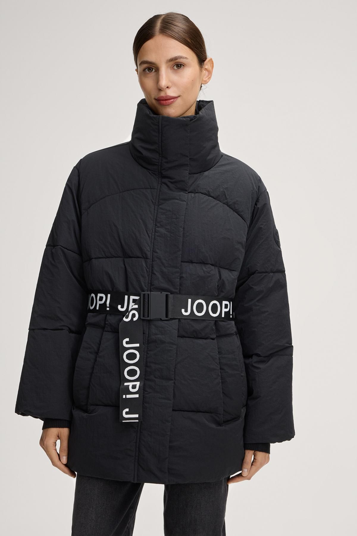 윱 하이넥 벨트 숏 패딩 코트 블랙 30048916-10020271-001 ONE COLOR - 상세 이미지 2