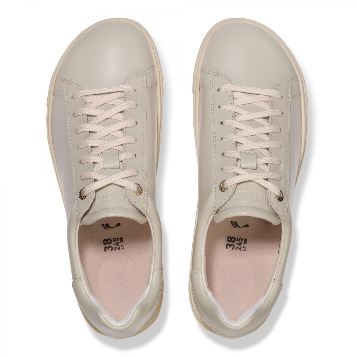 버켄스탁 프리미엄 내추럴레더 글로시 로우탑 스니커즈 Bend Low 1030040/1030082 OYSTER - 상세 이미지 4