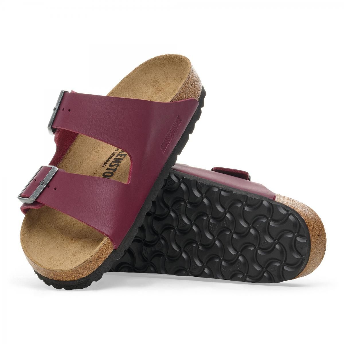 버켄스탁 클래식 버건디 스트랩 샌들 Arizona BirkoFlor 1030845/1030818 ZINFANDEL - 상세 이미지 3