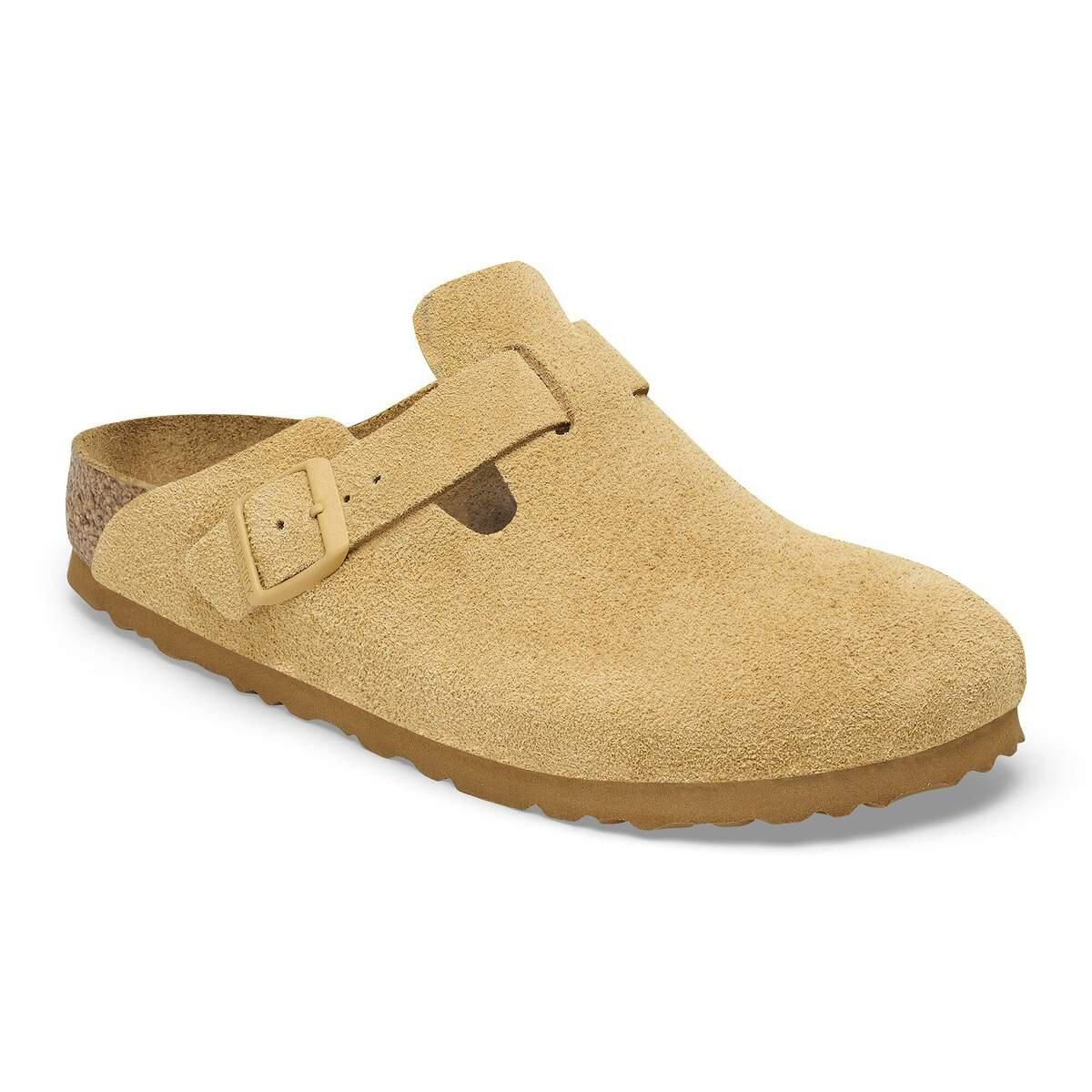 버켄스탁 컴포트 스웨이드레더 보스턴 버클 슬리퍼 1027732/1027752 LATTE CREAM TONAL OS - 상세 이미지 2