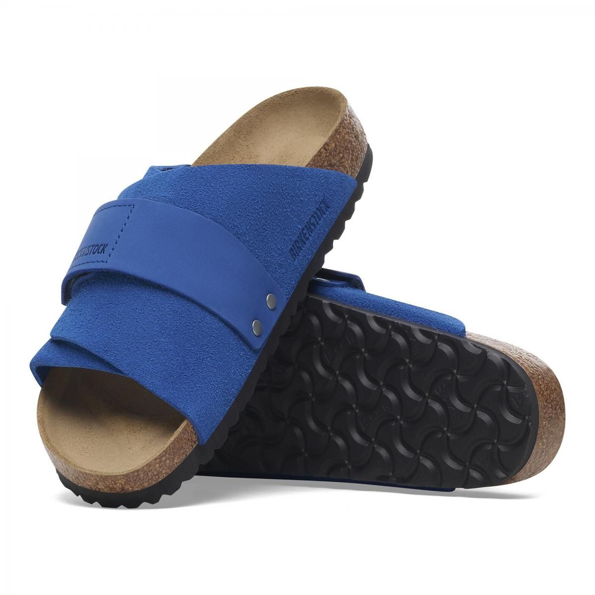 버켄스탁 컴포트 누벅 스웨이드 벨크로 스트랩 샌들 1029164/1029154 ULTRA BLUE - 상세 이미지 5