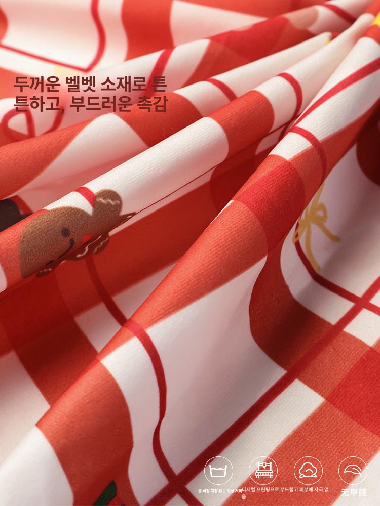 빨수있는 크리스마스식탁보 저녁 식사 방수 다이닝 재사용가능 A 맞춤 주문 고객 서비스 문의 - 상세 이미지 4