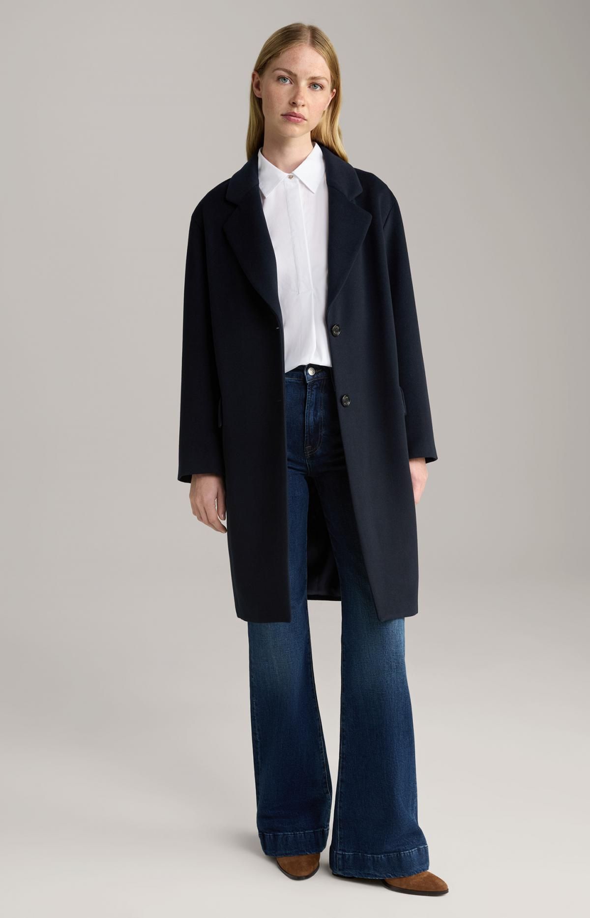 윱 클래식 네이비 롱 코트 30043460-10018295-405 ONE COLOR - 상세 이미지 3