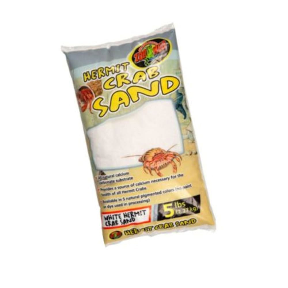 Zoo Med 화이트 소라게 모래 (2개 2.3kg(5파운드) 팩 품목) 2개 - 상세 이미지 3