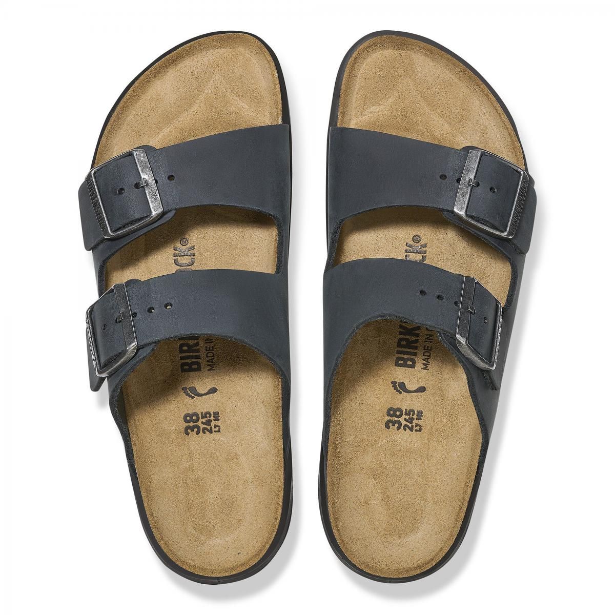 버켄스탁 테크니컬 스트랩 샌들 Arizona Crosstown Waxy Leather 1025741/1025750 SCHWARZ - 상세 이미지 4