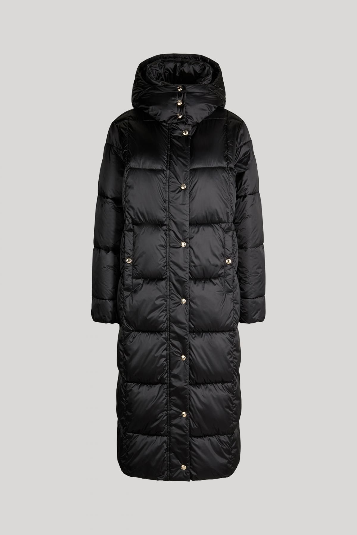 윱 블랙 후드 롱 패딩 코트 30048863-10020265-001 ONE COLOR - 상품 이미지