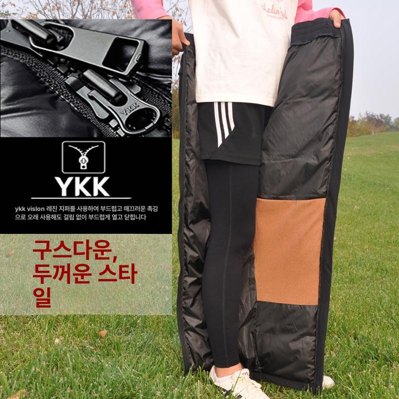 남여 겨울작업복바지 지퍼 퀵 릴리스 스포츠 오토바이 라이딩 탈부착 남성용 양면 오픈 블랙 155 S - 상세 이미지 2
