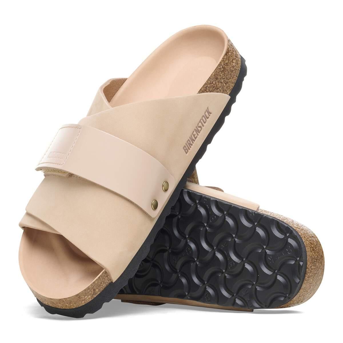 버켄스탁 교토 프리미엄 누벅레더 스트랩 샌들 1026505/1026560 NEW BEIGE - 상세 이미지 4